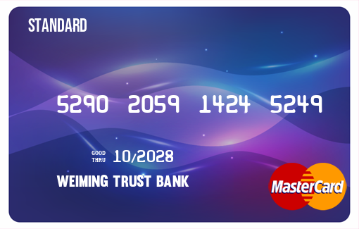 Weiming Trust Momentum Visa credit card